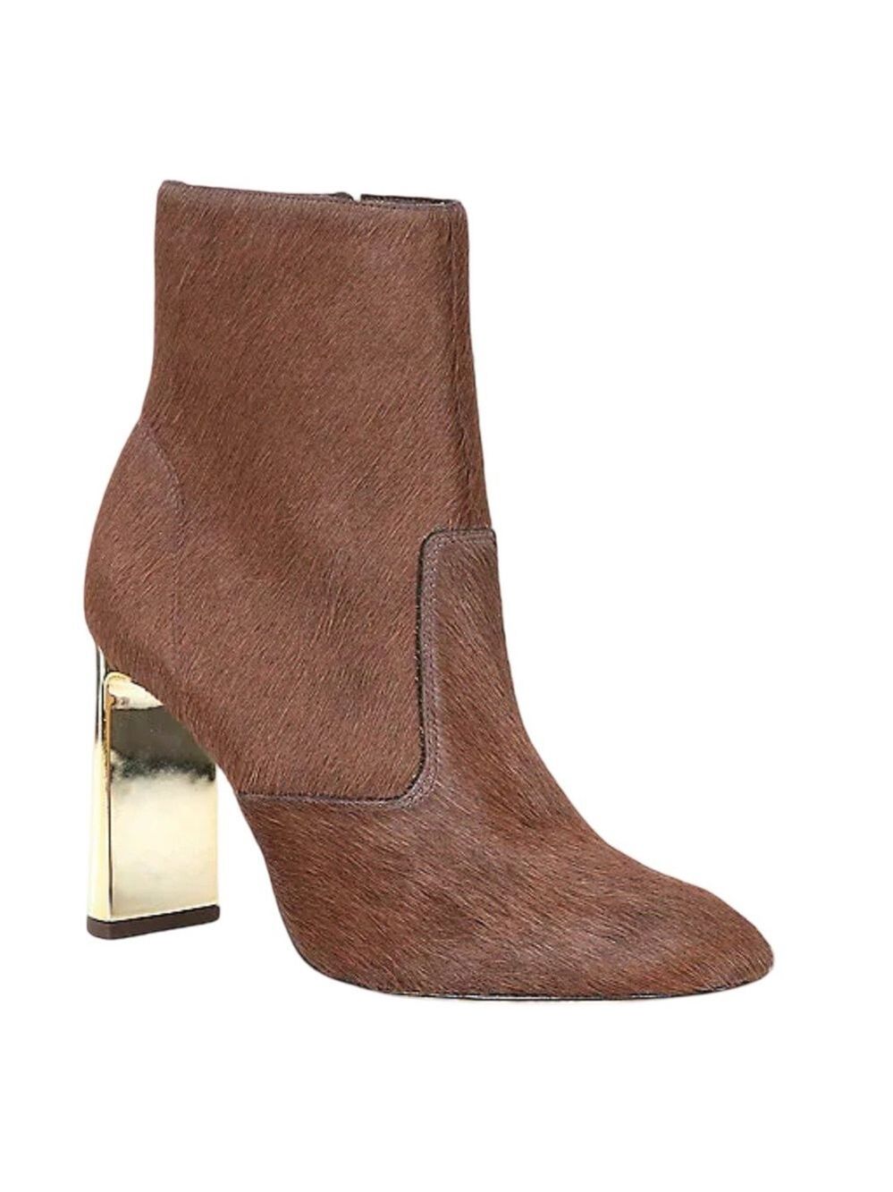 NWOB $160 Gianni Bini Mavis Calf Hair Heeled Boots - Picture 6 of 6